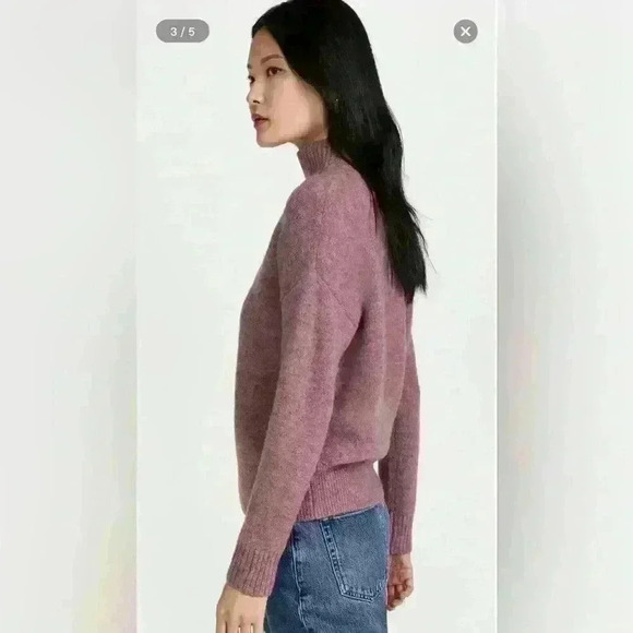 MADEWELL: Dillon Mockneck Pullover Sweater xxs - Picture 3 of 13